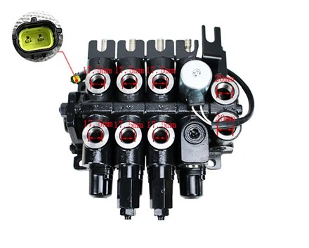 ชิ้นส่วนรถยก MSV04C-41553-01-03 วาล์วควบคุมไฮดรอลิกสำหรับ Nichiyu FBR15-75
