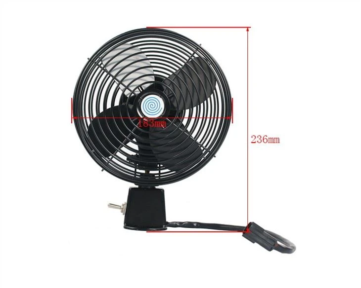 อะไหล่รถยกพัดลมไฟฟ้า 6 นิ้วพัดลม 12V